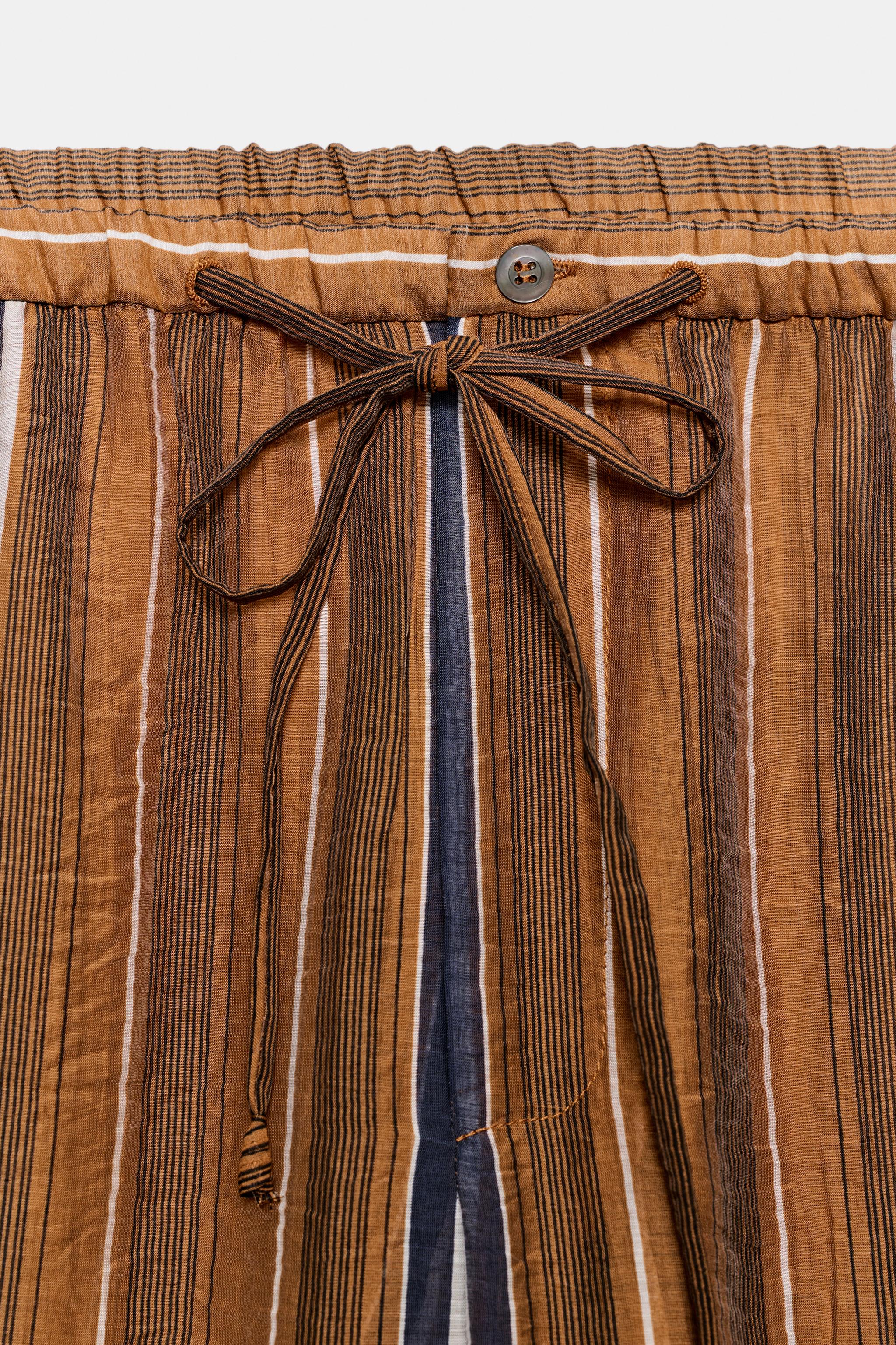 ZW COLLECTION STRIPED PAJAMA PANTS